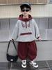 9734 Conjunto de Sudadera con Capucha de Otoño para Niños 2026 Nuevo Elegante Conjunto de Dos Piezas de Otoño para Niños Ropa de Moda para Niños