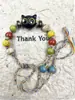 Venta Directa de Fábrica~Pulsera de Cerámica Linda de Dibujos Animados Peculiares de Jingdezhen para Mujeres Diseño de Nicho Dopamina Mejor Amiga Estudiante