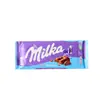 Chocolate importado de Alemania MILKA plato grande sándwich de leche de avellana tarjeta maravillosa chocolate de burbujas de panal