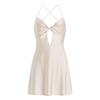 Estilo Lujuria Pura Camisón de Seda de Hielo Simulada con Almohadillas para el Busto, Ropa Sexy para el Hogar, Pijama Sexy para Mujer Conjunto de Dos Piezas, Envío Directo 6131