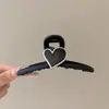 Pinza para el cabello de lujo de alta gama en color marrón, tamaño grande nuevo para cabello grueso, pinza de tiburón para recogidos en la parte posterior de la cabeza, accesorio para el cabello de uso diario