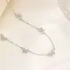 Collar de Plata de Ley S925 Mariposa para Mujer, Pequeño, Exquisito, Versátil, Estilo Ins de Moda, Lujo Accesible, Colgante Popular de Venta Transfronteriza