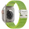 Adecuado para Correa de Apple Watch iWatch S12 Hebilla de Paracaídas Correa de Bucle de Nylon con Patrón de Montaña