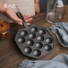 Frigideira de Ferro Fundido para Takoyaki, Grelha para Takoyaki, Frigideira Antiaderente Sem Revestimento, Molde para Bolinhos de Camarão e Peixe, Teppanyaki