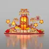 Fogos de Artifício e Lanternas do Festival da Primavera Iluminação e Exibições Decorativas, Decorações Comerciais para Atração de Tráfego no Ano Novo e Exibições Personalizadas