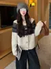 Novo cardigã de malha com gola redonda para outono e inverno para mulheres, estilo solto e casual, casaco suéter casual de manga longa estilo coreano