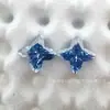 Trevo de Quatro Folhas Colorido Corte Radiante Zircônia Pedra Solta Zircônia Cúbica Acessórios de Joias Transfronteiriços Acessórios de Pedras Preciosas