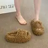 2026 Nuevas Chanclas de Dama con Hebilla de Una Tira y Diseño de Nicho, Punta Redonda, Color Sólido para Mujer