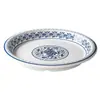 Platos de Melamina Xiangyuan Vajilla Comercial Imitación Porcelana Azul y Blanco Platos Hondos para Sopa Restaurante Hotel Platos para Entrantes Fríos Platos para Guarniciones de Salteados