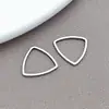 Colgante con Marco de Acero Inoxidable Cortado Estrella Geométrica Corazón Colgante Pequeño Pendientes DIY Llavero Accesorios para Joyería