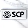 Adesivos de Tecido Bordados com Logo da Fundação SCP Fãs Militares Transfronteiriços Acessórios de Moral Adesivos de Tecido Mochila Tática Adesivos de Tecido com Alfabeto SCP