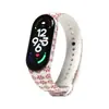 Adecuado para correa de muñeca de mi band 7 impresión mi band 5/6 impresión TPU silicona Correa de repuesto deportiva