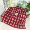 Manta de Boda Regalo Navideño Baixi Guofeng Decoración para Habitación de Boda Cubre Cama de Dormitorio Manta Gruesa Cubierta de Cola Toalla de Alta Gama