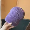 Novo Boné de Sarja Lavada com Aba Reta Boné de Pato Versátil Casual Bordado Boné de Beisebol Estilo Rasgado Chapéu Tendência Proteção Solar Americana