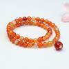 Pulsera de Ágata Roja Natural Guan Yu Calcedonia Pulsera de Frijol de Acacia Joyería de Estilo Chino Nuevo Transmisión en Vivo Dropshipping S4031207