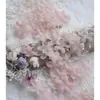 Materiales: Organza, Tocado Hecho a Mano Tridimensional, Accesorios, Ropa de Bebé con Flores, Pétalos de Presión de Aire de Hada Semitransparentes, Barbie Metabo