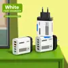 Carregador Multi-Porta Certificado CE 240W GaN Nitreto de Gálio com Display Digital LED Atacado Transfronteiriço Amazon FBA