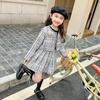 Conjunto de Ropa de Otoño para Niñas 2025 Nuevo Elegante Vestido de Primavera y Otoño para Niños Conjunto de Dos Piezas Transfronterizo