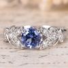 Huajie desea AliExpress estilo europeo y americano anillo de compromiso boda novia amor plata 925 directo de fábrica