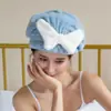 Linda Gorra Súper Absorbente de Secado Rápido para Secar el Cabello para Mujeres, Diseño Creativo de Dibujos Animados, Suave Turbante para Lavar el Cabello