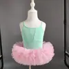 Ropa de Baile para Niños, Ropa de Práctica para Niñas, Faldas Tutú de Tirantes de Verano para Niñas, Ropa de Baile Chino para Niños Pequeños