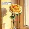Línea de Hielo Terminada Cara Sonriente Gigante Girasol Tejido a Mano Regalo para el Día del Maestro y la Temporada de Graduación Regalo Creativo