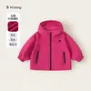 Ropa para Niños Bangxuan Primavera y Otoño Nueva Chaqueta para Niños Pequeños Forro Polar Versátil para Niños Top para Bebé