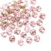 Europeu e americano gordo quadrado redondo turmalina fundo pontiagudo diamante unha remendo cristal corte superfície mágica cor unha aurora unha broca atacado