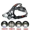 Linterna frontal de inducción de luz fuerte T6 interruptor exterior zoom de largo alcance alta potencia lámpara de minero LED recargable luz nocturna generación