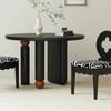 Mesa de Comedor Antigua Silla Silla de Comedor de Madera Maciza Retro Francesa-Viento Silencioso Diseñador del Hogar Redonda Hogar Alto Valor
