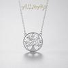 Colar Árvore de Sophora em Prata de Lei S925 Feminino Europeu e Americano Luxo Folhas Pingente de Diamante Corrente de Pescoço Versátil Corrente de Clavícula de Alta Qualidade