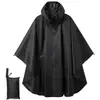 Impermeable Poncho Ligero, Poncho de Lluvia Tres en Uno, Impermeable Portátil Multifuncional Especial para Montañismo y Senderismo al Aire Libre