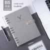 Caderno A5 de folhas soltas destacável registro de reunião de escritório B5 bloco de notas atacado logotipo personalizado
