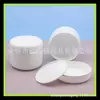 Caja redonda con borde caliente 250g botella de crema salón de belleza boca ancha botella vacía botella de crema para mascarilla capilar 250g botella de crema exfoliante