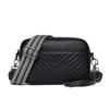 Bolso de Mujer Estilo Coreano Transfronterizo Primera Capa Piel de Vaca Bolso Bandolera de un Solo Hombro para Mujer Nuevo Hilo Bordado Color Sólido Celebridad de Internet Cuero Genuino Bolso Cuadrado Pequeño para Mujer