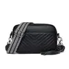 Bolsa de Cuero Genuino para Mujer de Moda Transfronteriza Bolso Cuadrado Pequeño de Piel de Vaca de Primera Capa Bolso de Hombro Bolso Cruzado con Correa Ancha para Hombro Bolso de Viaje para el Trabajo