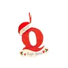 Navidad Transfronteriza Creativa Sombrero de Navidad Decoraciones con Letras en Inglés Bendición de Árbol de Navidad Decoración del Hogar Regalos