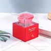 Día de San Valentín Caja de Joyería con Flores de Jabón Caja de Empaque Joyería Sentido de Alta Gama Joyería Fina Caja de Regalo Caja para Collares Caja para Anillos