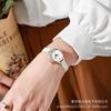 Reloj retro simple de nicho de lujo ligero de alto valor de color, estilo frío, para estudiantes de secundaria, femenino, transmisión en vivo, transfronterizo