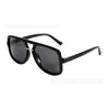 Gafas de sol estilo aviador americanas de montura cuadrada, puente simple individual o doble, unisex, adecuadas para viajes al aire libre y protección solar