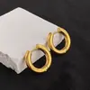 Pendientes de Aro Versátiles Simples de Acero de Titanio Color Duradero No se Desvanecen para Mujer Pendientes de Moda Europeos y Americanos Tendencia Estilo Ins Accesorios para Orejas