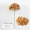 Flor de hortensia artificial de seda de un solo color para decoración de bodas, material de fondo y paisajismo de paredes florales