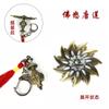 Pingente de chaveiro DL periférico Tang San Tang homem raiva de Buda T Lótus modelo de arma de metal ornamentos removíveis para mochila