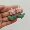 @Precio Especial de Liquidación: Pendientes Únicos y Dulces de Corazón con Flor para Mujer, Accesorios Diarios Modernos y Simples