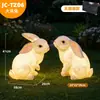 Luces Impermeables para Paisajismo de Jardín, Luces de Conejo Brillantes, Luces para Césped, Luces de Animales para Exteriores, Luces de Jardín, Luces para Paisajismo de Jardín