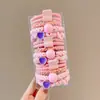 Diademas de Colores de Alta Elasticidad para Niñas Que No Dañan el Cabello, Bandas para Recoger el Cabello en Cola de Caballo Alta, Gomas Elásticas Duraderas para Niños, Accesorios para el Cabello de Niñas Pequeñas