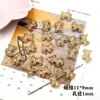 Acrílico Transparente Chapado en Oro Múltiples Estilos Colección DIY Pulsera de Abalorios Hecha a Mano Materiales Ropa Zapatos Accesorios Cuentas Sueltas
