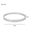 Herramientas para Hornear Anillo Redondo para Mousse con Agujeros Anillo para Tarta Francesa Molde para Tarta de Arroz con Queso Anillo para Tarta Utensilios para Hornear