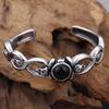 Múltiples opciones disponibles: Guangdong Qixiang Joyería Acero de Titanio Calavera Hombres Pulsera Abierta Vintage Joyería para Hombres Venta al por Mayor