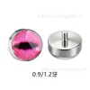 Aleación de Titanio Ojo del Diablo Piercing de Lengua Diente Interno F136 Accesorios de Piercing de Titanio DIY Piercing de Oreja Piercing de Labio Joyería para Ojos Cabeza